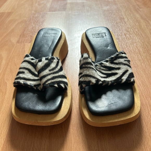 Y2K wooden slides / sandals - Picture 5 of 15
